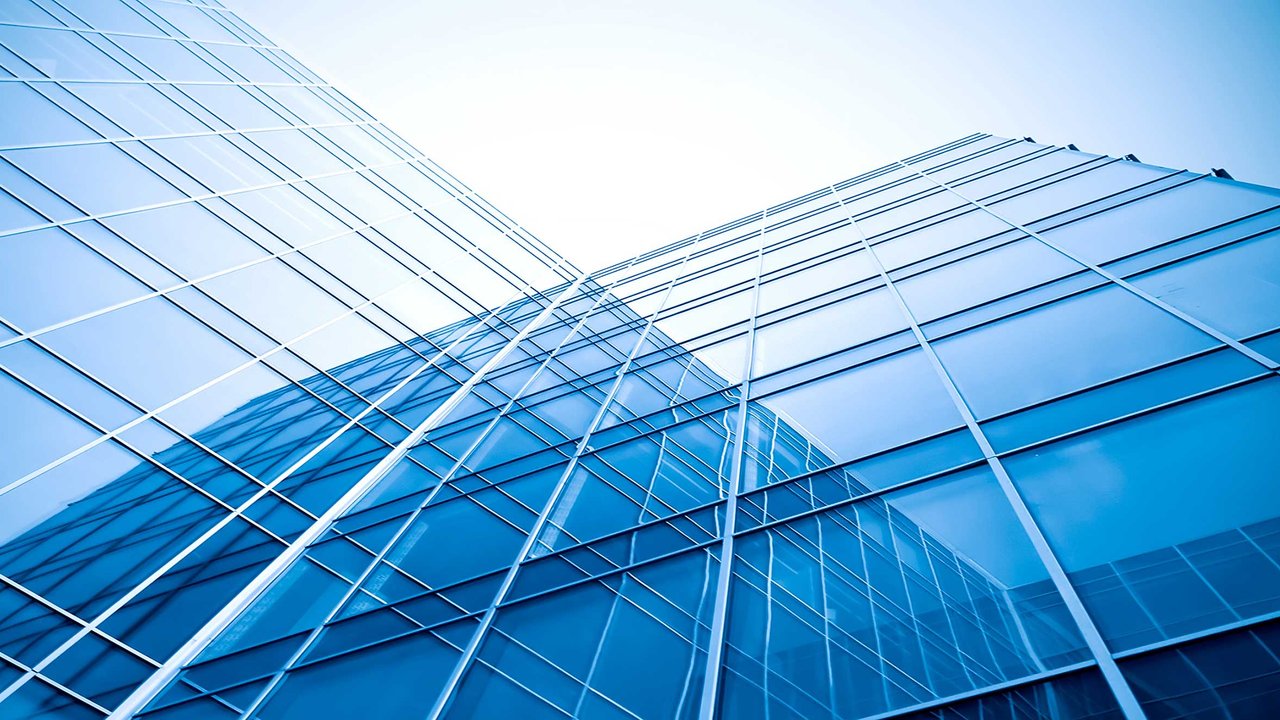 Commercial lines insurance perspective shot of buildings